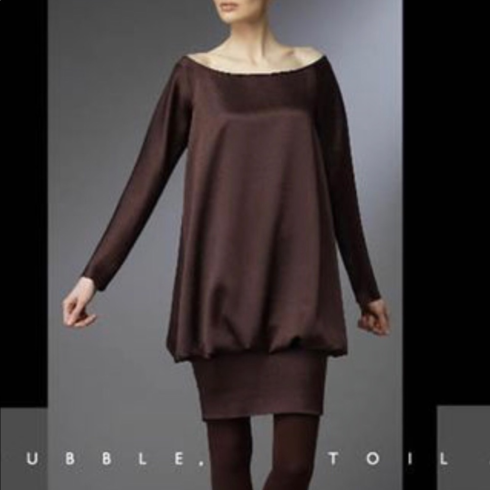 Tom and Linda Platt Silk Cocktail Dress